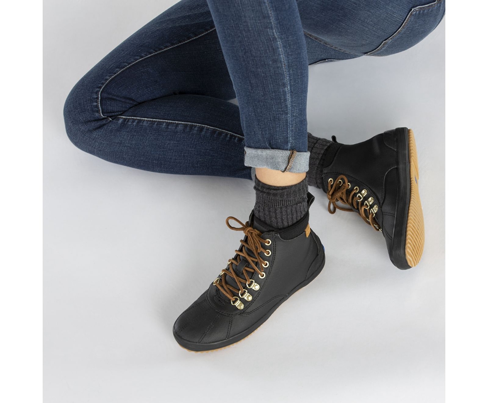 Botas Keds Mujer Negros - Scout Water-Resistant W/ Thinsulate™ - 0514-QPRLB